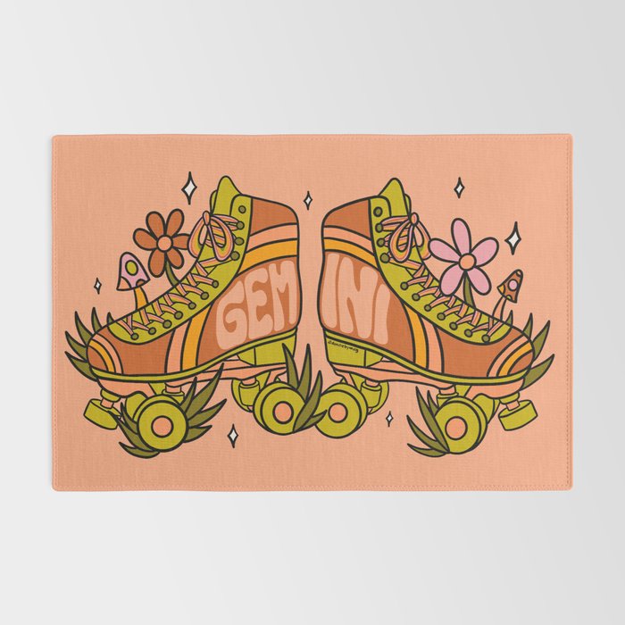 Gemini Roller Skate Rug Gallery Image 2