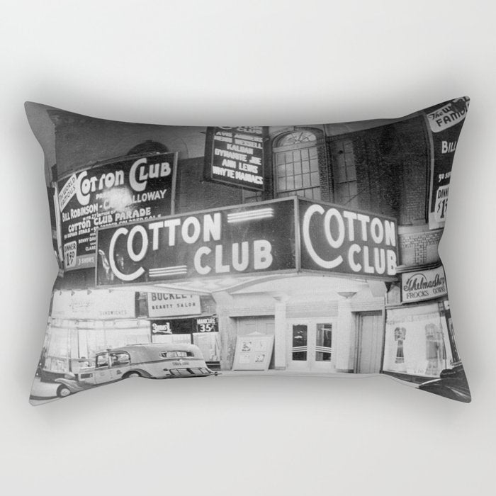 African American Harlem Renaissance Cotton Club Jazz Age Photograph Rectangular Pillow Gallery Image 1