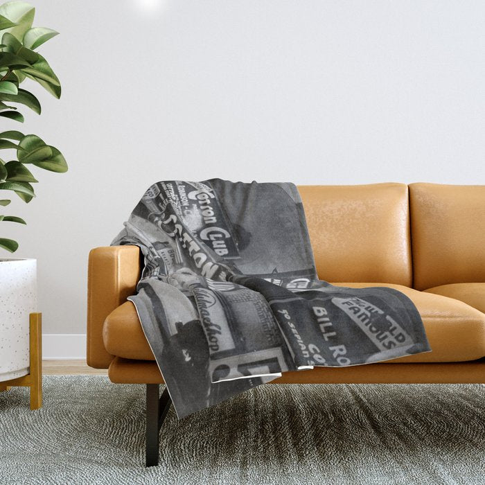African American Harlem Renaissance Cotton Club Jazz Age Photograph Throw Blanket Gallery Image 1