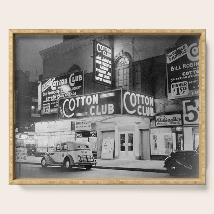 African American Harlem Renaissance Cotton Club Jazz Age Photograph Serving Tray Gallery Image 1