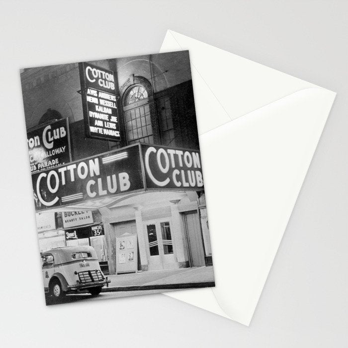 African American Harlem Renaissance Cotton Club Jazz Age Photograph Stationery Card Gallery Image 2