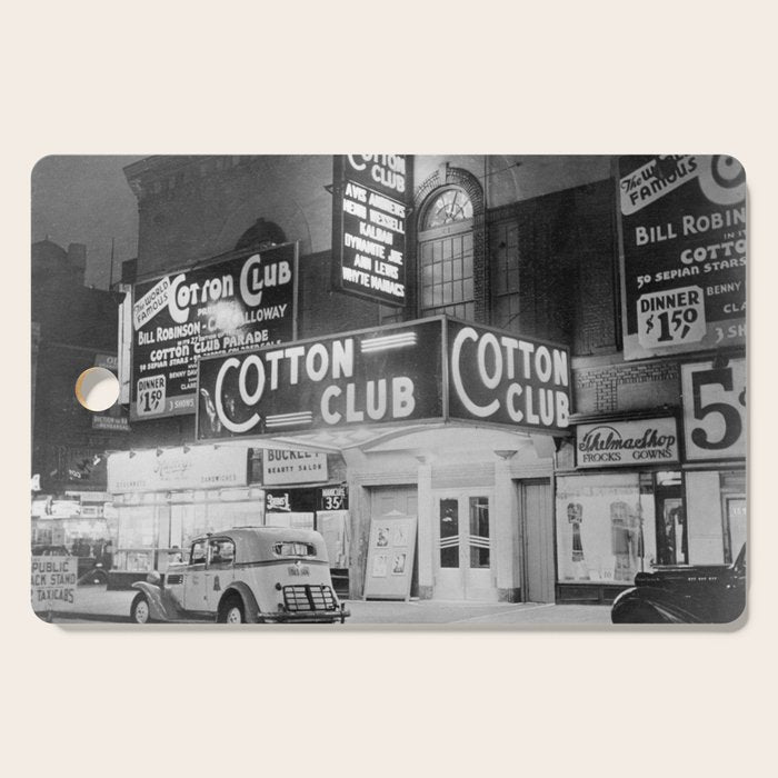 African American Harlem Renaissance Cotton Club Jazz Age Photograph Cutting Board Gallery Image 1