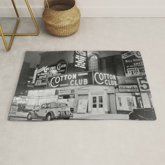 African American Harlem Renaissance Cotton Club Jazz Age Photograph Rug Gallery Image 1