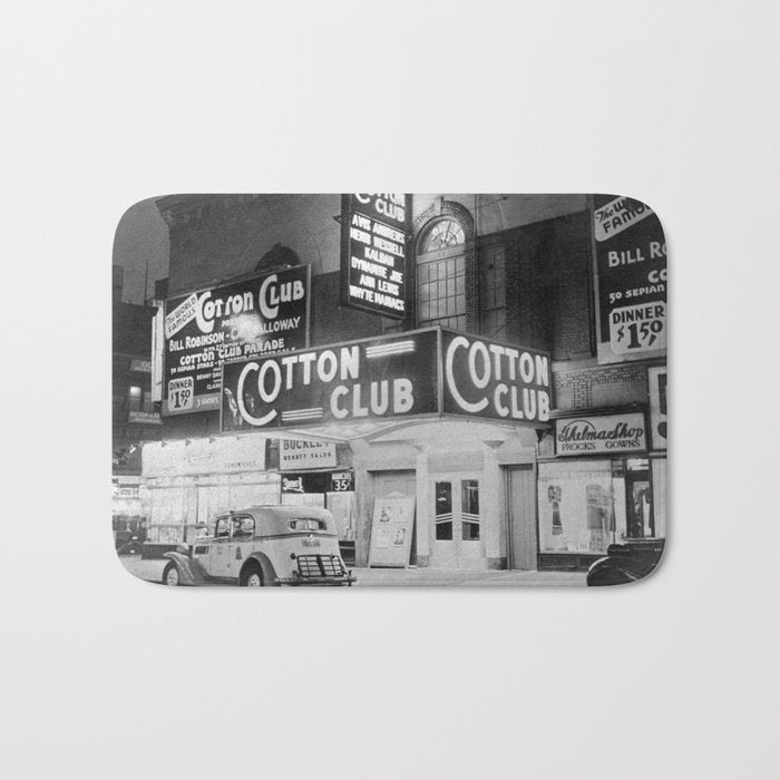 African American Harlem Renaissance Cotton Club Jazz Age Photograph Bath Mat Gallery Image 1