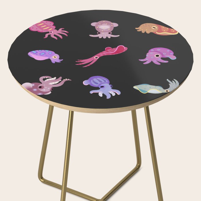 Squids - black Side Table Gallery Image 2