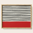 Red Chili x Stripes Serving Tray Gallery Image 1