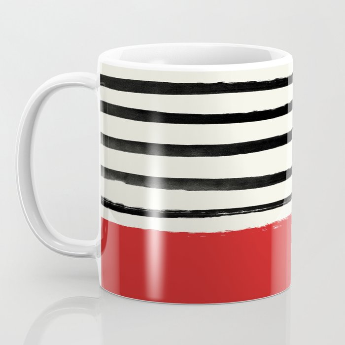 Red Chili x Stripes Coffee Mug Gallery Image 3