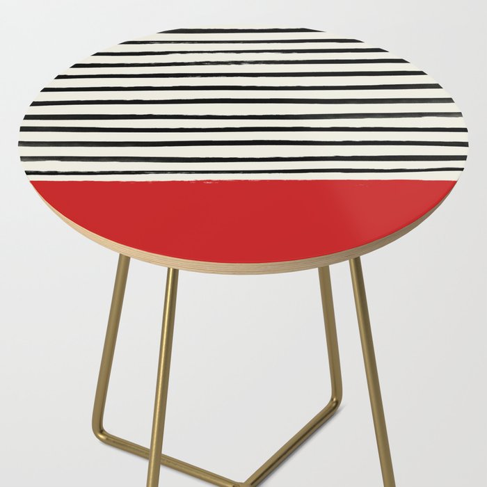 Red Chili x Stripes Side Table Gallery Image 2