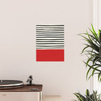 Red Chili x Stripes Poster Gallery Image 2