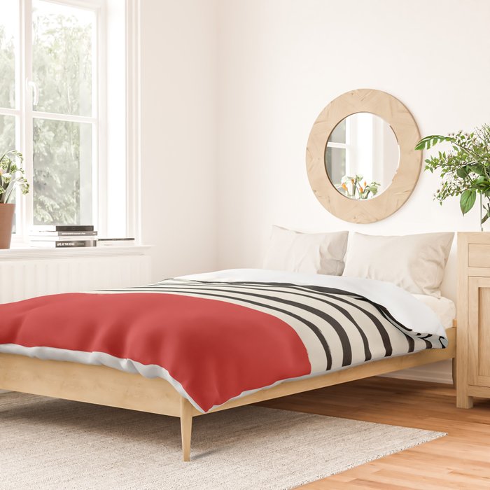 Red Chili x Stripes Duvet Cover Gallery Image 2