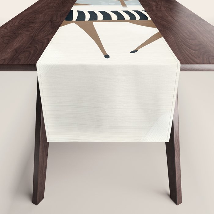 Deer In the Snowy Forest Table Runner Gallery Image 1