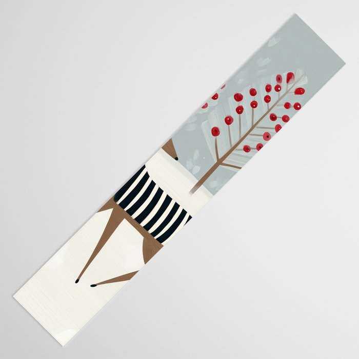 Deer In the Snowy Forest Table Runner Gallery Image 3