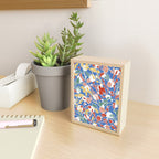 Wild colorful flowery meadow B Mini Art Print Gallery Image 2