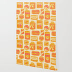 Vagabondâs Cupboard - marigold and pink Wallpaper Gallery Image 2