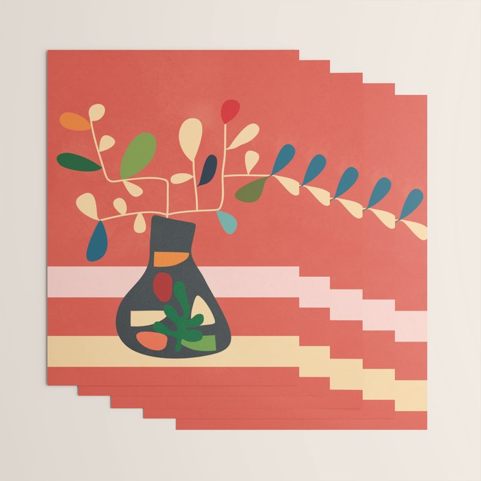 Vase of Vibrance 2 Wrapping Paper Gallery Image 3