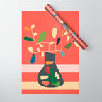 Vase of Vibrance 2 Wrapping Paper Gallery Image 1