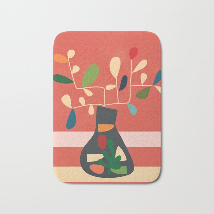 Vase of Vibrance 2 Bath Mat Gallery Image 1