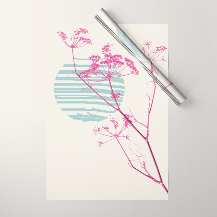 Plant based happyness Fennel still life Wrapping Paper Gallery Image 1