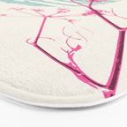 Plant based happyness Fennel still life Bath Mat Gallery Image 3