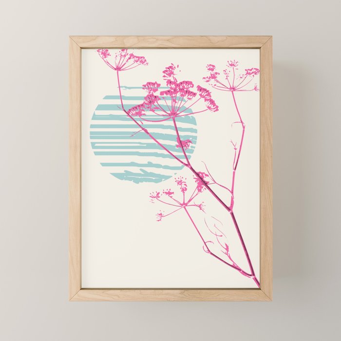 Plant based happyness Fennel still life Mini Art Print Gallery Image 1