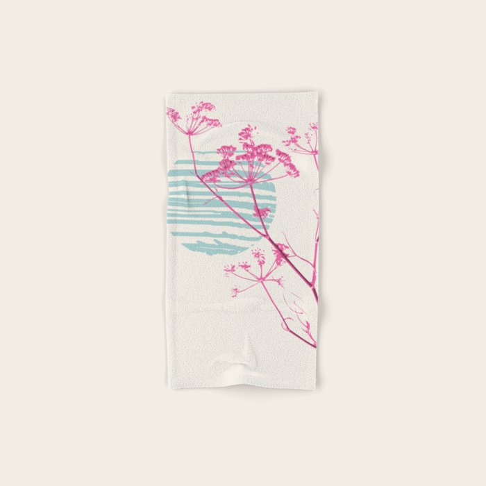 Plant based happyness Fennel still life Bath Towel Gallery Image 1