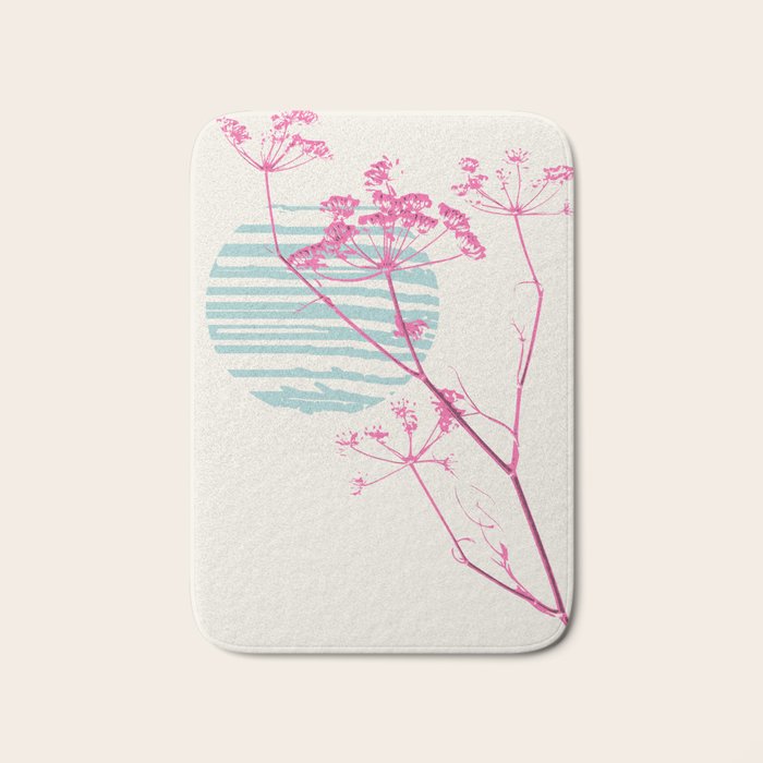 Plant based happyness Fennel still life Bath Mat Gallery Image 1