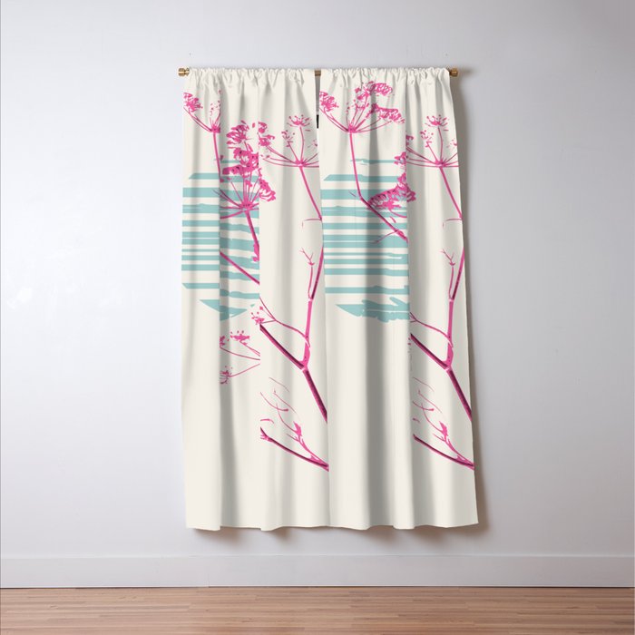 Plant based happyness Fennel still life Window Curtain Gallery Image 3