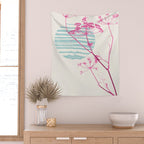 Plant based happyness Fennel still life Wall Tapestry Gallery Image 2