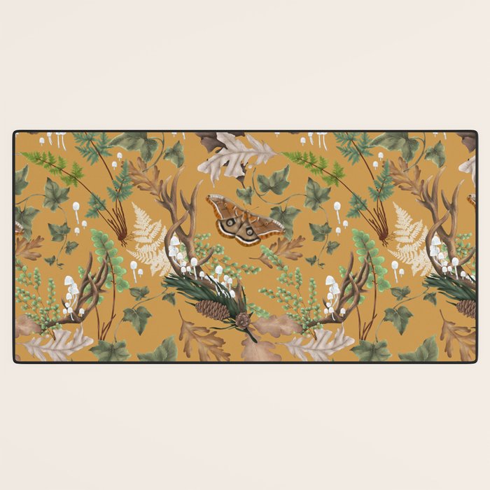 Bohemian Leafy Forest Desk Mat Gallery Image 3