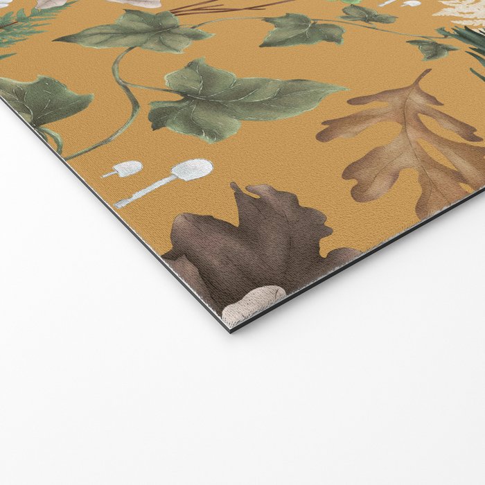 Bohemian Leafy Forest Welcome Mat Gallery Image 2