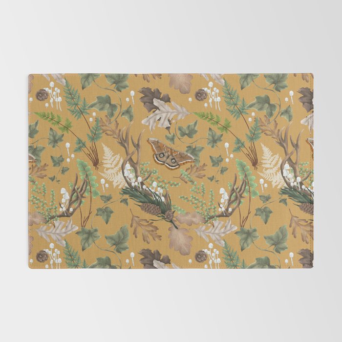 Bohemian Leafy Forest Rug Gallery Image 2