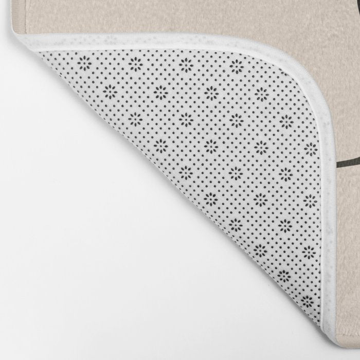 abstract minimal nude Bath Mat Gallery Image 2