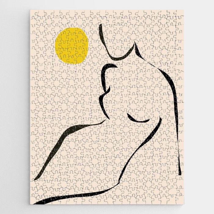 abstract minimal nude Jigsaw Puzzle Gallery Image 1