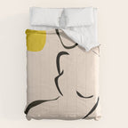 abstract minimal nude Comforter Gallery Image 6