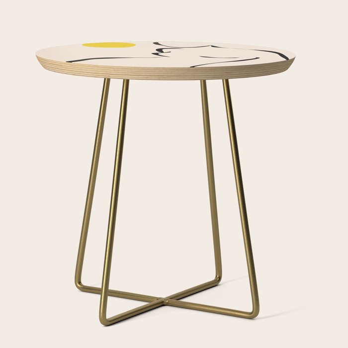 abstract minimal nude Side Table Gallery Image 1