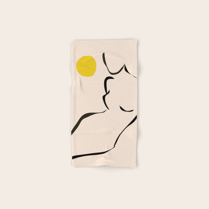 abstract minimal nude Towels Gallery Image 1