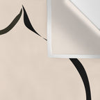 abstract minimal nude Wall Tapestry Gallery Image 3