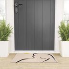 abstract minimal nude Welcome Mat Gallery Image 3