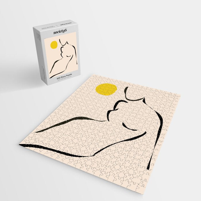 abstract minimal nude Jigsaw Puzzle Gallery Image 2