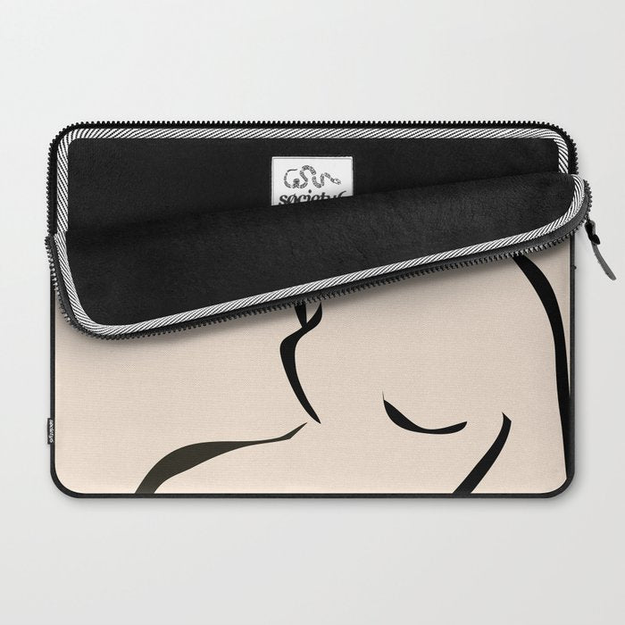 abstract minimal nude Laptop Sleeve Gallery Image 2