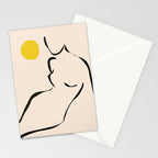 abstract minimal nude Stationery Card Gallery Image 2