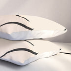 abstract minimal nude Pillow Sham Gallery Image 3