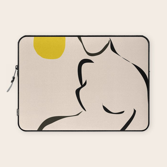abstract minimal nude Laptop Sleeve Gallery Image 1