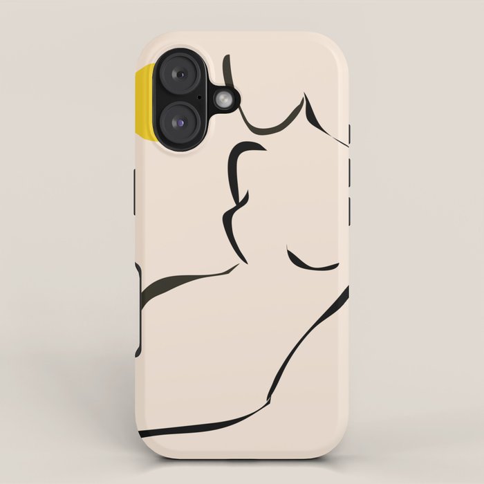 abstract minimal nude iPhone Case Gallery Image 1