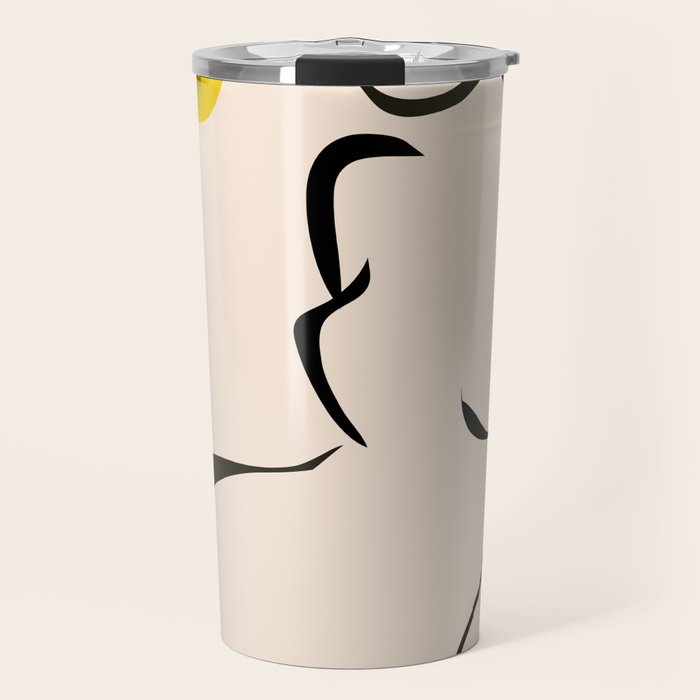 abstract minimal nude Travel Mug Gallery Image 1