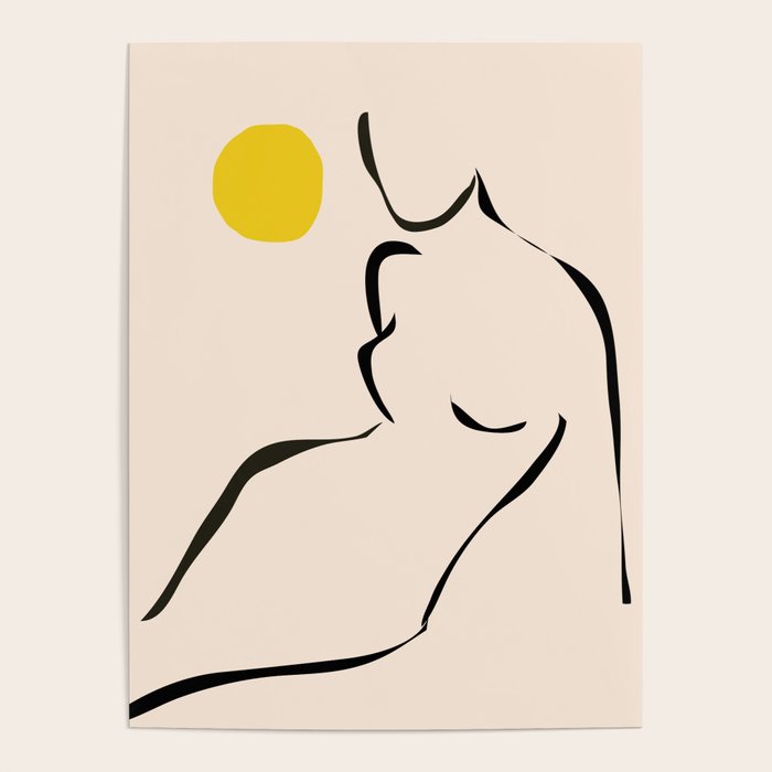 abstract minimal nude Poster Gallery Image 4