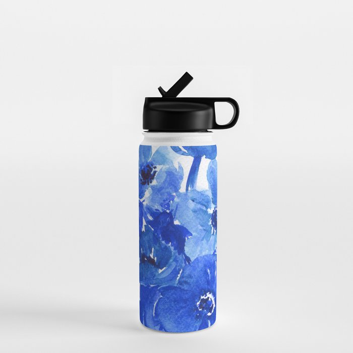 blue stillife Water Bottle Gallery Image 1