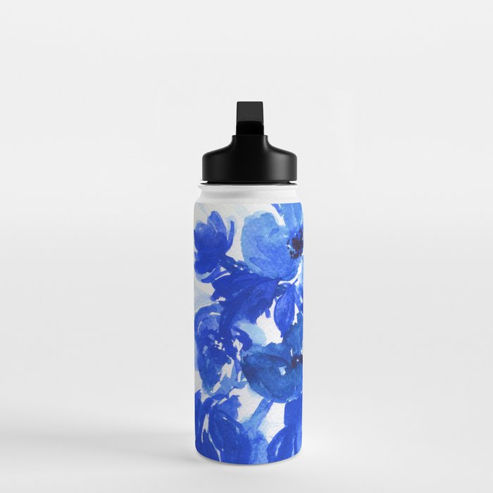 blue stillife Water Bottle Gallery Image 3