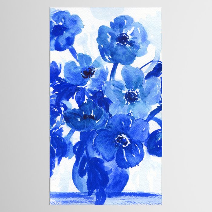 blue stillife Tablecloth Gallery Image 2