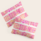 Tiki Totems - Pink Palette Pillow Sham Gallery Image 3